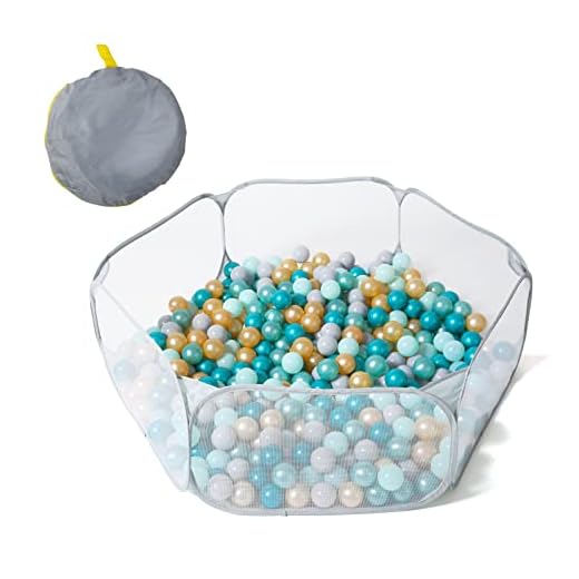 STARBOLO Gray Kids Ball Pit , Children Toy Ball Play Pool Foldable Play Tent for Kids Girls Boys Indoor and Outdoor, Balls Not Included.