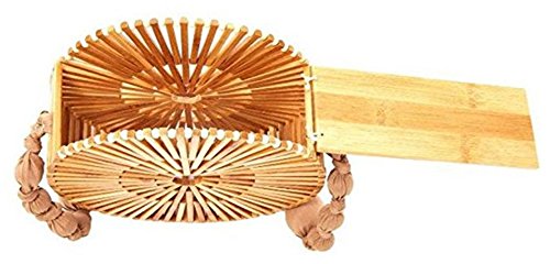 Image of Obosoyo Women's Straw Clutch Handbag, Purse Envelope Wallet, Summer Beach Woven Bag