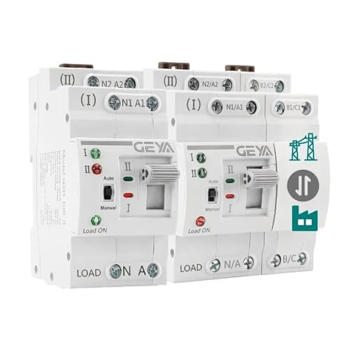 Commutateur de transfert manuel G2R 2P avec isolation type PC 25A - 7