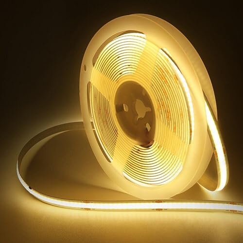 Tira LED COB USB 5V 320 LEDs/m 1 Metro Blanco Cálido miniatura 2