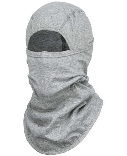 Image of BOCOMAL FR Face Mask Flame Resistant Balaclava 5.5oz Lightweight Arc Rated Helmet Liner Covering Hood for Welding