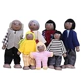Parfait : les figurines de maison de poupée sont parfaites pour les petits jeux d'imagination du monde ou pour une maison de poupée..Stimulez l'imagination de vos enfants en les encourageant à participer à des jeux de rôle..Parfait pour jouer et interagir en famille dans tout environnement imaginatif.