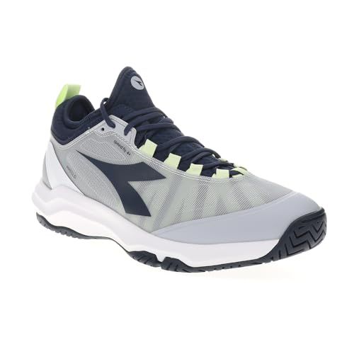 Image of Diadora Mens Speed Blushield Fly 4 Plus All Ground Tennis Sneakers Shoes - Grey