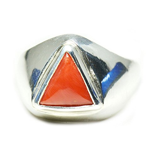 Bague corail naturel style bold pour sublimer vos tenues de soirée
