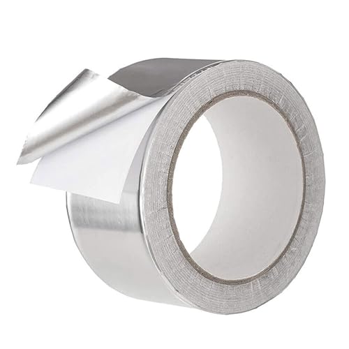 Aluminiumband für Klima- und Heizsysteme - Silber Nastro wasserdicht für Kanäle | Multifunktionales dekoratives Band für das Haus | Klebstoff für die Klimaanlage geeignet