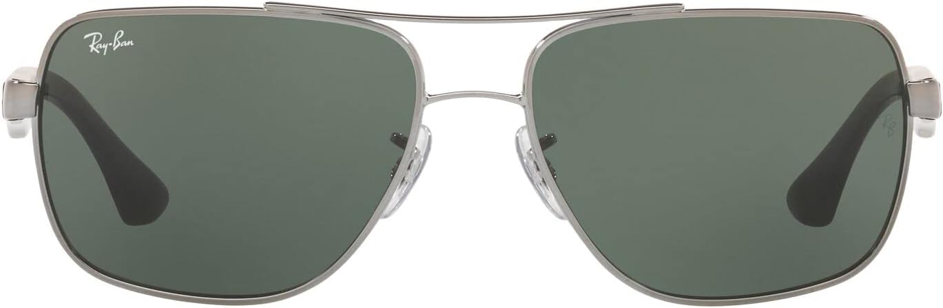 Ray-Ban Men's RB3483 Metal Square Sunglasses