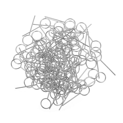 LALAFINA 200piezas Herramienta De Extracción De Pines Acero Inoxidable Aguja para Sim Abridor De Tarjeta Herramienta para Móviles