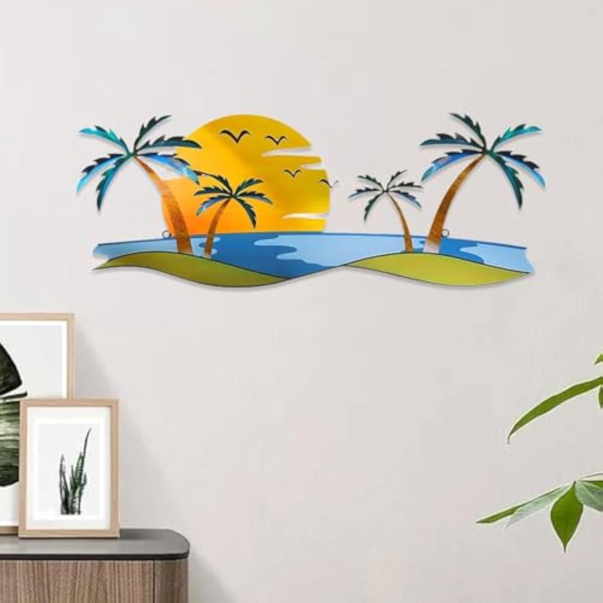 Tropical Beach Wall Art Outdoor Beach Bathroom Decor