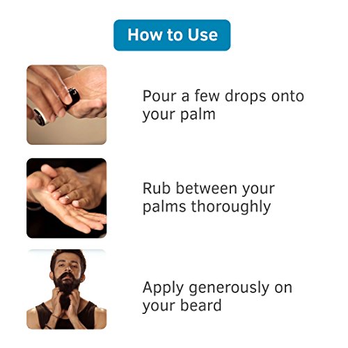 Ustraa Woody Mooch and Beard Oil - 35ml - Shine & Nourishment for beard with Cedarwood Essential Oil & Vitamin E, No Paraben - Image 5