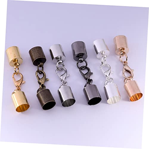 Kit de DIY argenté vieilli avec fermoirs type homard pour la fabrication de bracelets de mode