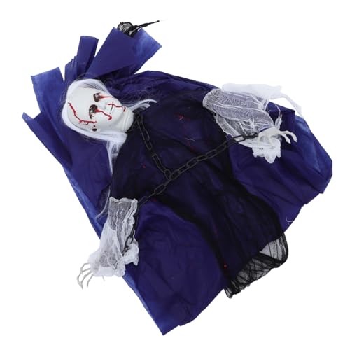 Fantôme squelette Halloween à activation sonore pour effrayer les visiteurs