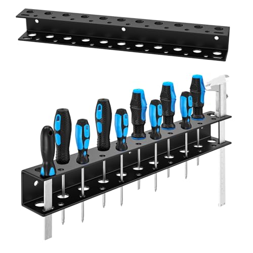 Heavy Duty Screwdriver Organizer Wall Mount Rack