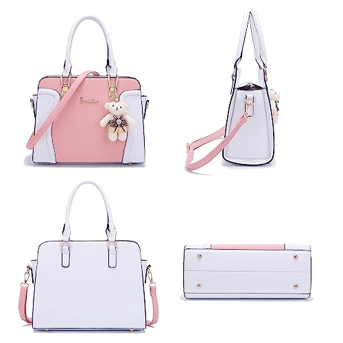 Set 3pcs Bolsas Satchel para Mujer Soperwillton miniatura 3
