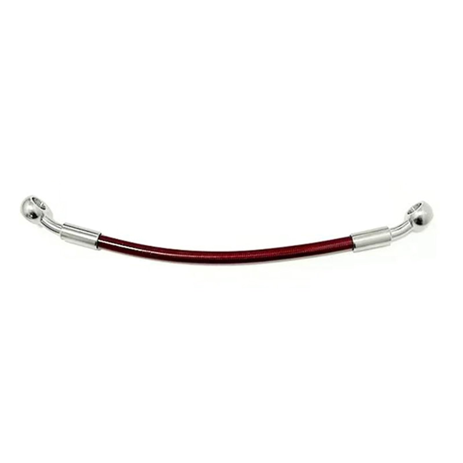 Kmwshan One Color Motorbike Brake Line M10 Red 28°- 28° Motorcycle Stainless Steel Braided Hydraulic Brake Hose Line Oil Pipe 40Cm-500Cm Accessories(120Cm)