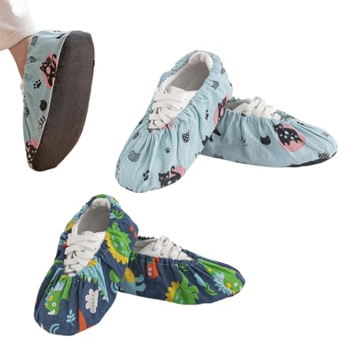 OUDQFCJ 2 Paar Wiederverwendbare Schuhüberzieher mit...