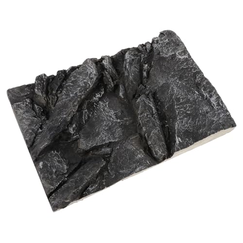 BAZEITFLOW 爬虫類タンク背景板 テラリウム装飾 魚水槽用 壁面デザイン シミュレーション岩風景