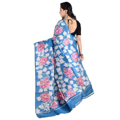 3stones pure silk saree in pure silk – image 3