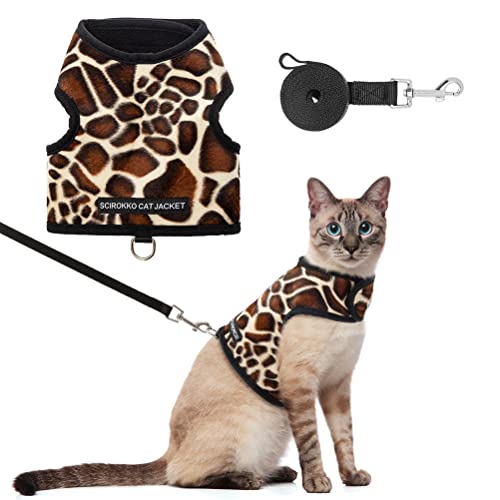 SCIROKKO Cat Harness and Leash: Keep Your Cat Secure and Safe from Escaping