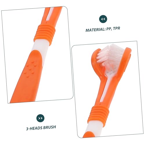 Cepillo de dientes para mascotas Milisten pack de 5 piezas para limpieza dental de perros 6