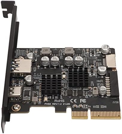PCIe USB 3.2 Erweiterungskarte - 5 Ports Mit 20 Gbit/s Für Desktop PC