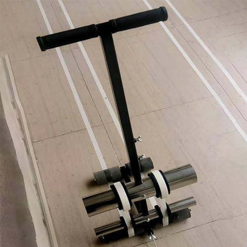 Marcatore per pavimenti, applicatore di vernice spray portatile per campi da basket con kit di cerchi da disegno per aree sportive e commerciali