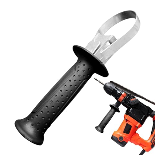 Poignée de marteau perforateur – Poignée latérale auxiliaire de 235 mm, support de poinçonnage professionnel | Matériel de poignée de contrôle stable...