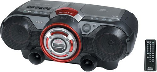 Sony CFD-G500 CD Radio Cassette Recorder Boombox (Black)