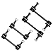 HAWK BROTHER 4Pcs Front Rear Stabilizer Sway Bar End Links, Replacement For 2006-2010 Hummer H3 H3T (K750185 K750243)