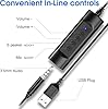 USB Headset with Microphone for PC Laptop, Adjustable Noise Cancelling Business Office Headsets, 2.5M Length Headphones with In-Line Control #4