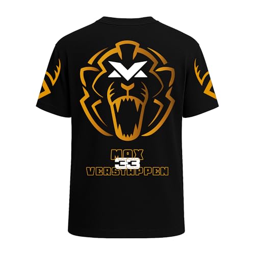 Image of MAX-GOLDFOIL T-Shirt 100% Cotton Graphic Printed Oversized Tshirt for Men & Women Black T-Shirt