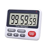 ✔️ FLEXIBLE DESIGN -- 3 ways to place the timer: Stand / Magnet / Hang.