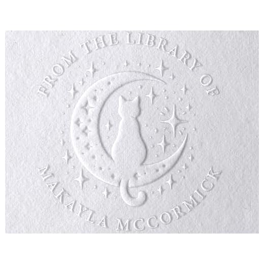 Personalized Library Book Embosser Stamp Custom from The Library of from The Library of Embosser Library Book Embosser Seal Stamp Personalized Customized