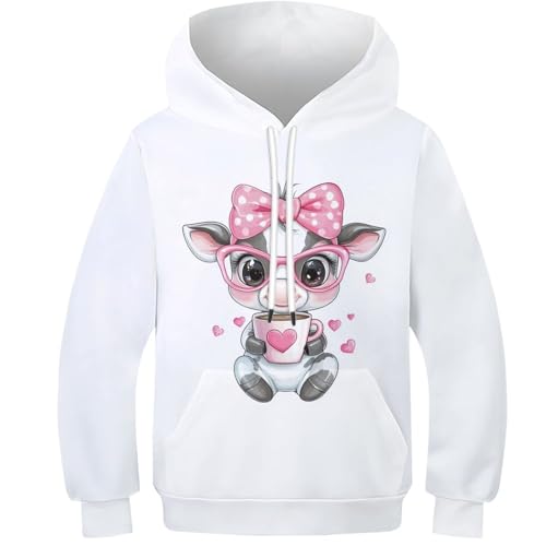 Pullover sweat-shirts rigolos motif vache : cadeau idéal pour ado