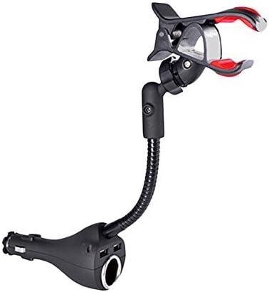 Amazon E Drive 車載用 スマートフォン 充電器 カーホルダー カーチャージャー クリップ式 マウント スタンド シガーソケットホルダー Usb 2ポート グースネック 急速充電 360度回転 角度調節可能 Iphone 6 6 Plus 5s 5c 4s 4 Ipad