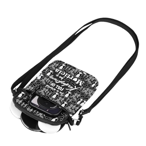 MEIKIUP Morticia Crossbody Bag AD Family Fandom Gift Halloween Themed Canvas Shoulder Bag2