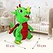 peluche Dragón Verde San Jordi 20 cm Imagen de peluche Dragón Verde San Jordi 20 cm