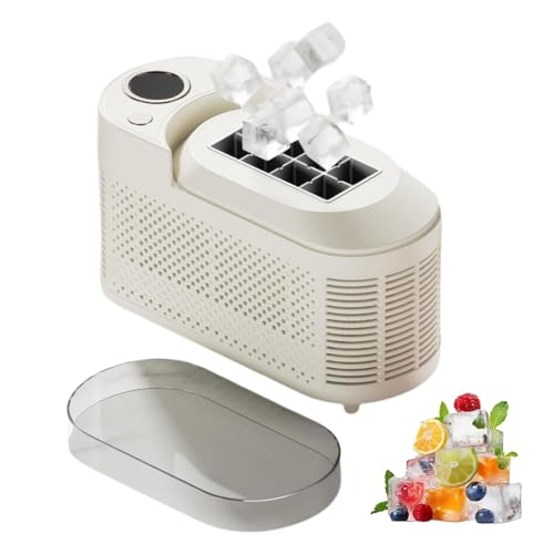 Fabricadora de hielo portátil de escritorio 120W miniatura 1