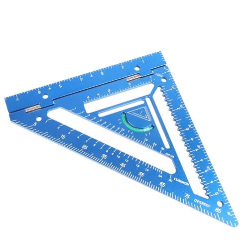 Escuadra de tejas profesional de aluminio para carpintería miniatura 4