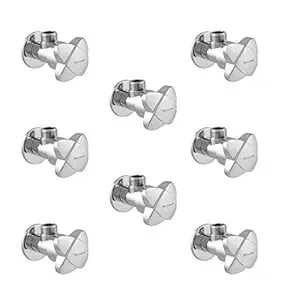 Parryware Zest Angle Valve | G9005A1 | Chrome Finish | Pack of 8 | for Kitchen & Bath Fixtures