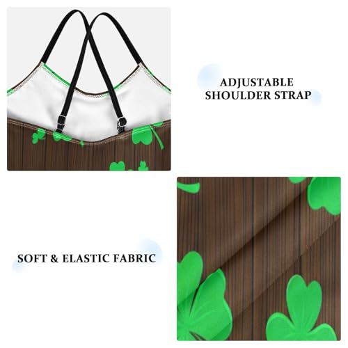 St. Patrick's Day Child Girl Swimsuit, Beach Swim Suits Kids 3-10 Y with Adjustable Shoulder Strap, 3-10 Y3