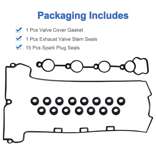 Image of Engine Valve Cylinder Head Cover Gasket Fit for Chevy Malibu 2006-2012 for Chevy HHR 2006-2011 for Chevy Cobalt 2007-2010 for Pontiac G5 G6 2.2L 2.4L Replaces 12598014 VS50769R