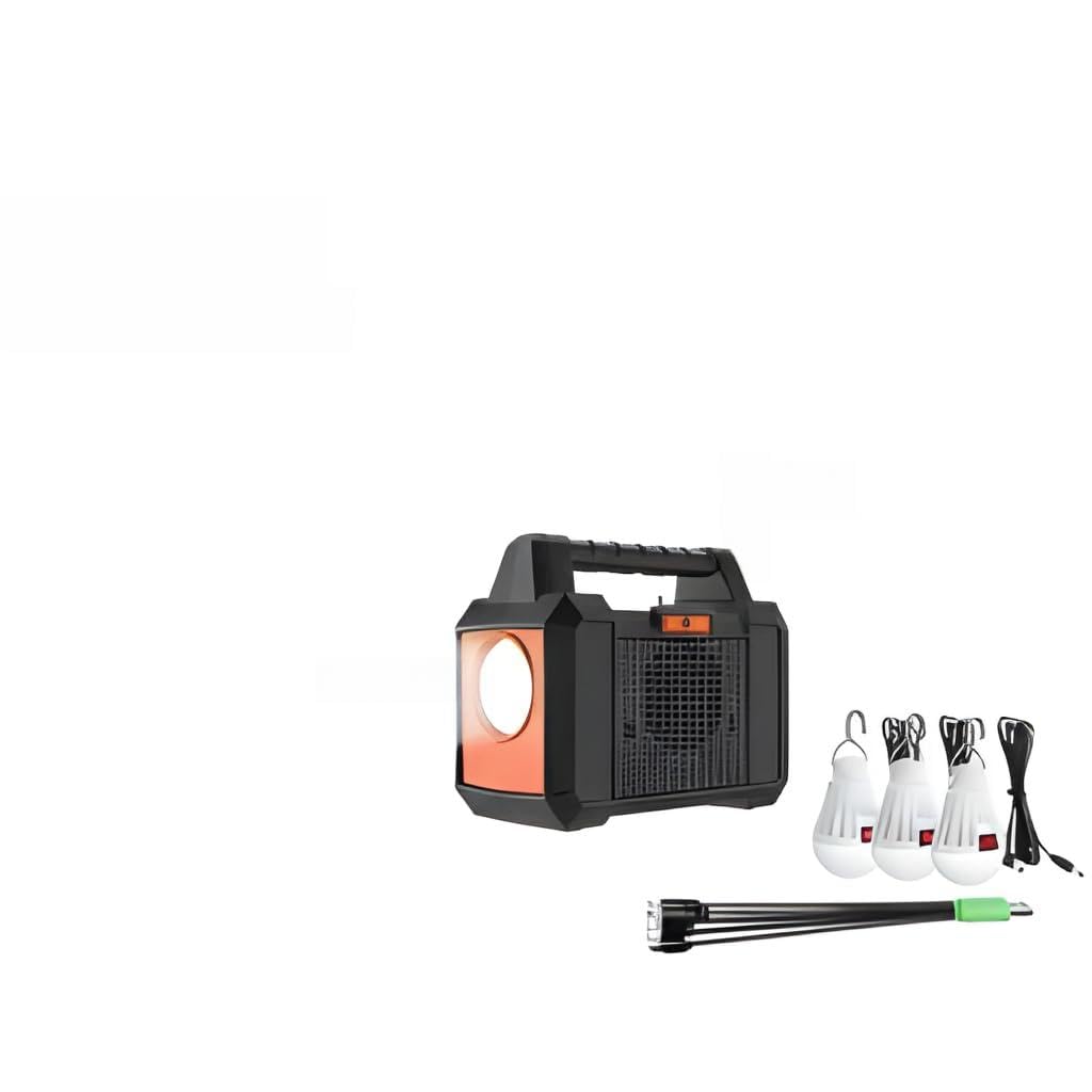 Drumstone 10 𝒀𝒆𝒂𝒓𝒔 𝑾𝒂𝒓𝒓𝒂𝒏𝒕𝒚 All-in-One Solar Power Backup System with USB Charging & Flashlight | 3 LED Lights, Compact 9V Panel | for Power Cuts, Travel & Outdoor Use-image-15