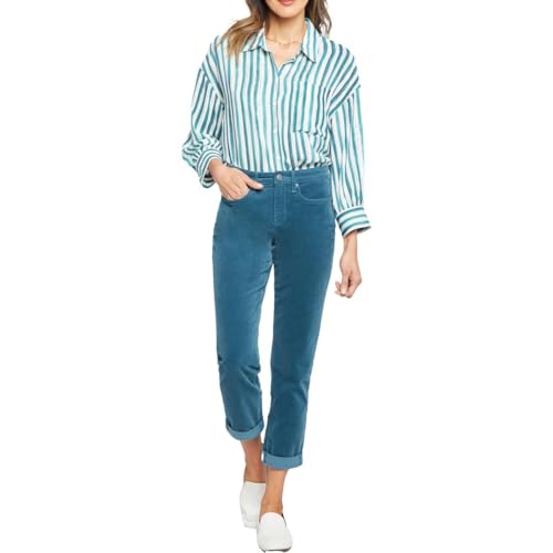 NYDJ Margot Girlfriend Blue Jay 0 26.5 at Amazon Women's Jeans store