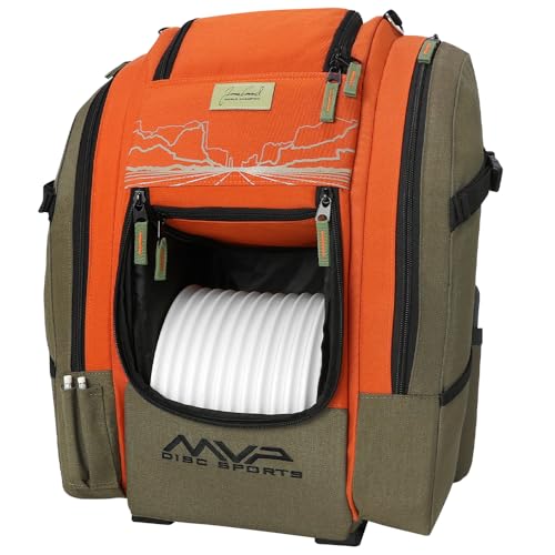 Image of MVP Disc Sports James Conrad Voyager Series Backpack Disc Golf Bag (Choose Your Color and Size)