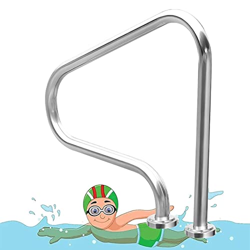 Barandilla para piscina de acero inoxidable curva miniatura 1