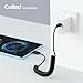 Cable Matters USB to USB C Coiled Cable with 3A/15W Fast Charging 1-4ft, Support Apple CarPlay, Android Auto, Coiled USBA to USBC Cable, for iPhone 16/15 Pro Max Plus, Galaxy S23, iPad