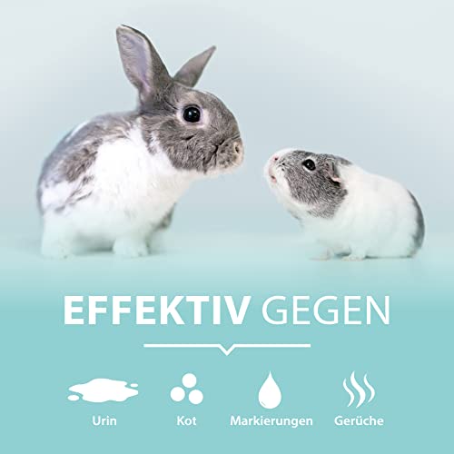 ARKA Nager Geruchsentferner Spray 100 ml – Enzymreiniger gegen Urin, KOT & Tiergerüche unterwegs – biologisch, sicher und ideal für Käfig, Stall, Transportbox & Reise – PIPI