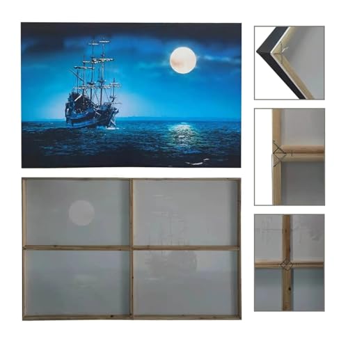 Toile decorative murale grand format pour creer un mur de cadres chic