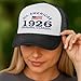 100th Birthday Gifts All American 1926 Original Classic Hat Turning 100 Birthday Party Trucker Hat Black