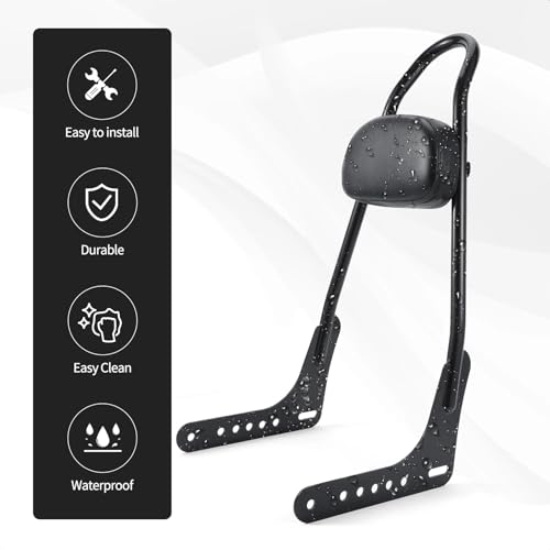 Respaldo de pasajero extraíble para Harley Softail FXBB FLDE 5